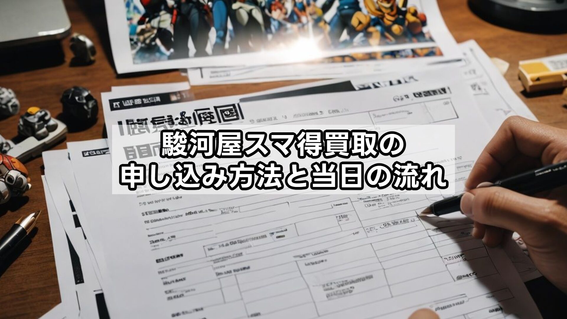 駿河屋スマ得買取の申し込み方法と当日の流れ