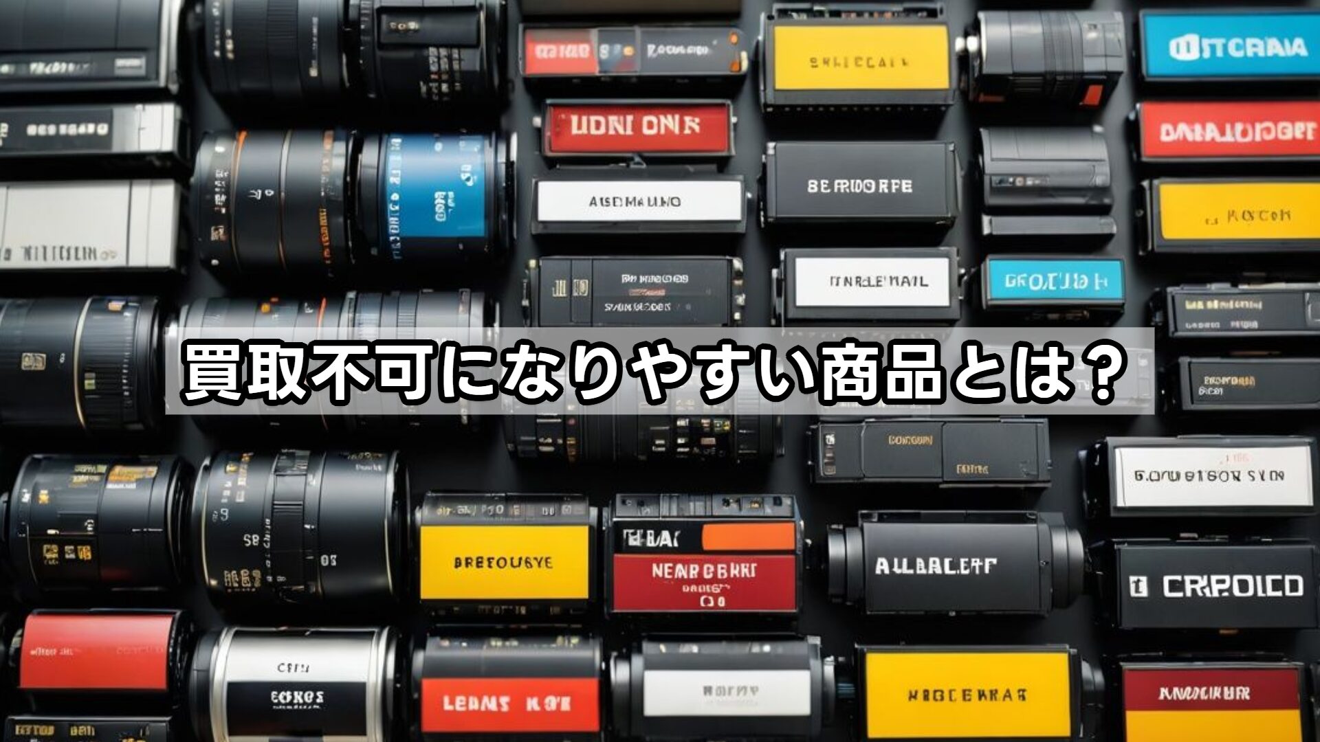 買取不可になりやすい商品とは？
