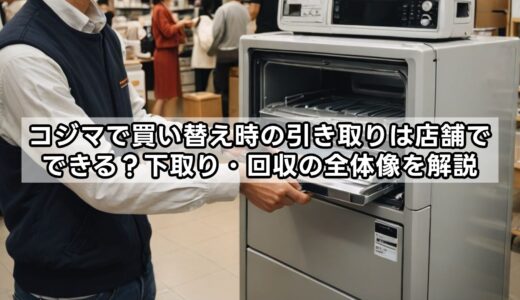 コジマで買い替え時の引き取りは店舗でできる？下取り・回収の全体像を解説
