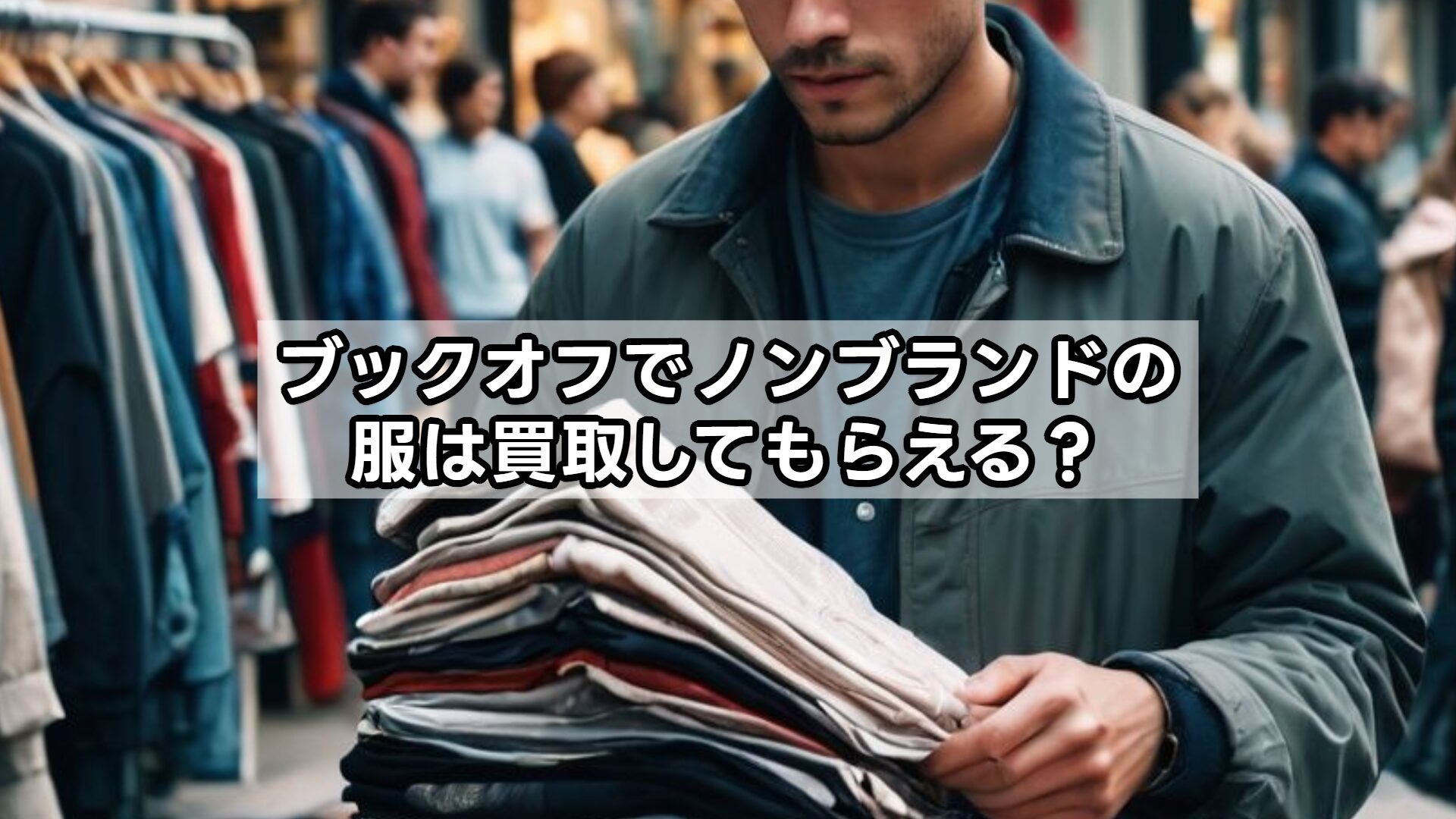 ブックオフでノンブランドの服は買取してもらえる？