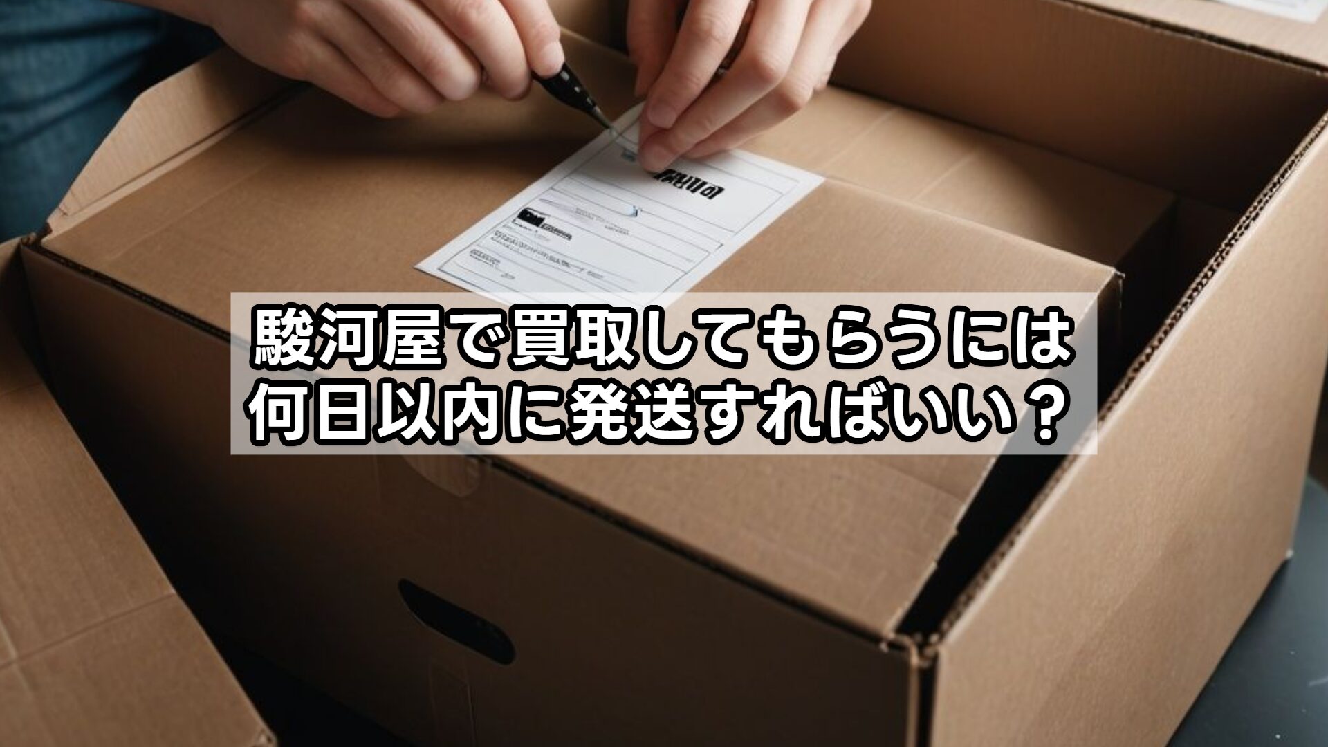 駿河屋で買取してもらうには何日以内に発送すればいい?
