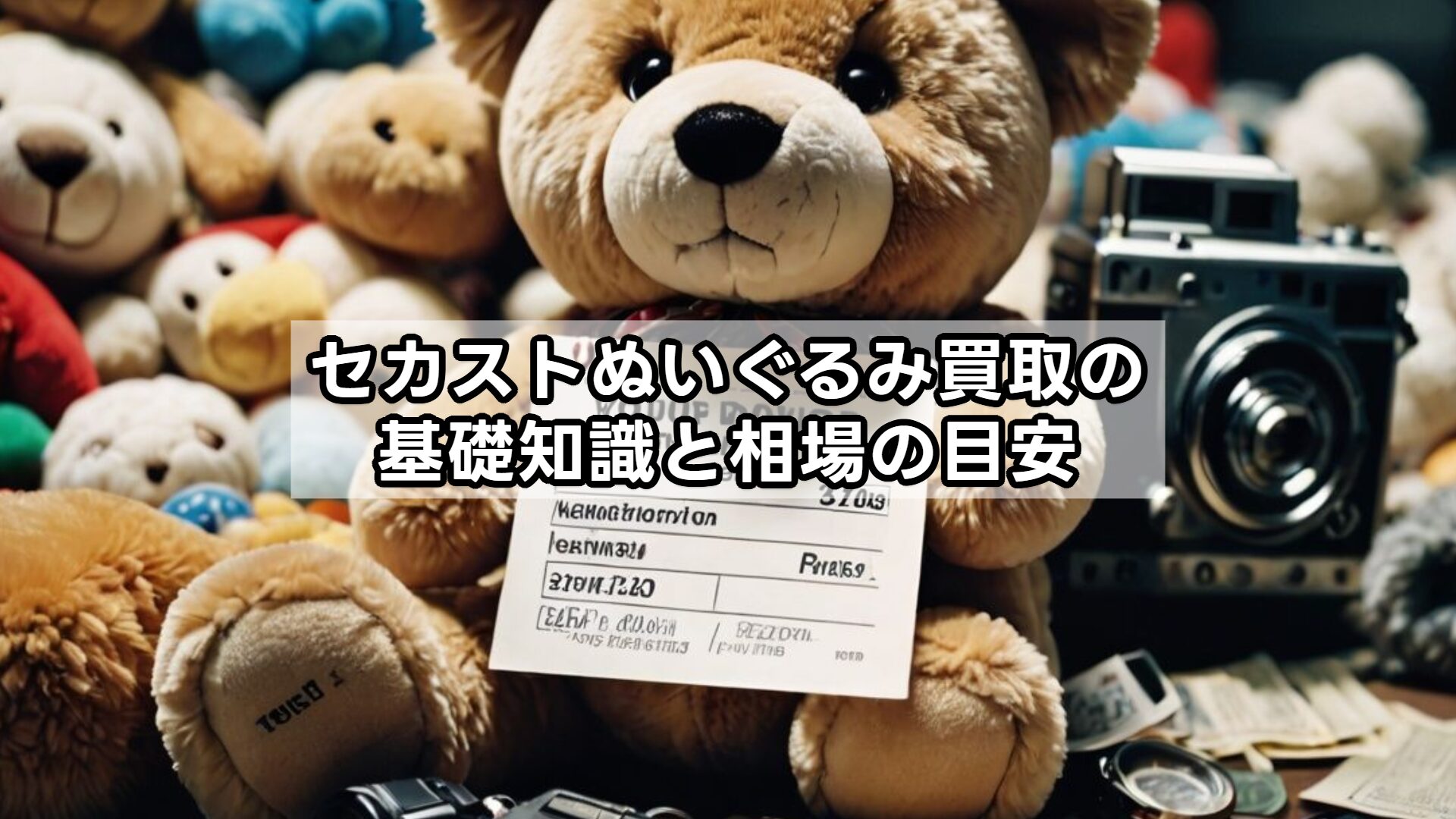 セカストぬいぐるみ買取の基礎知識と相場の目安
