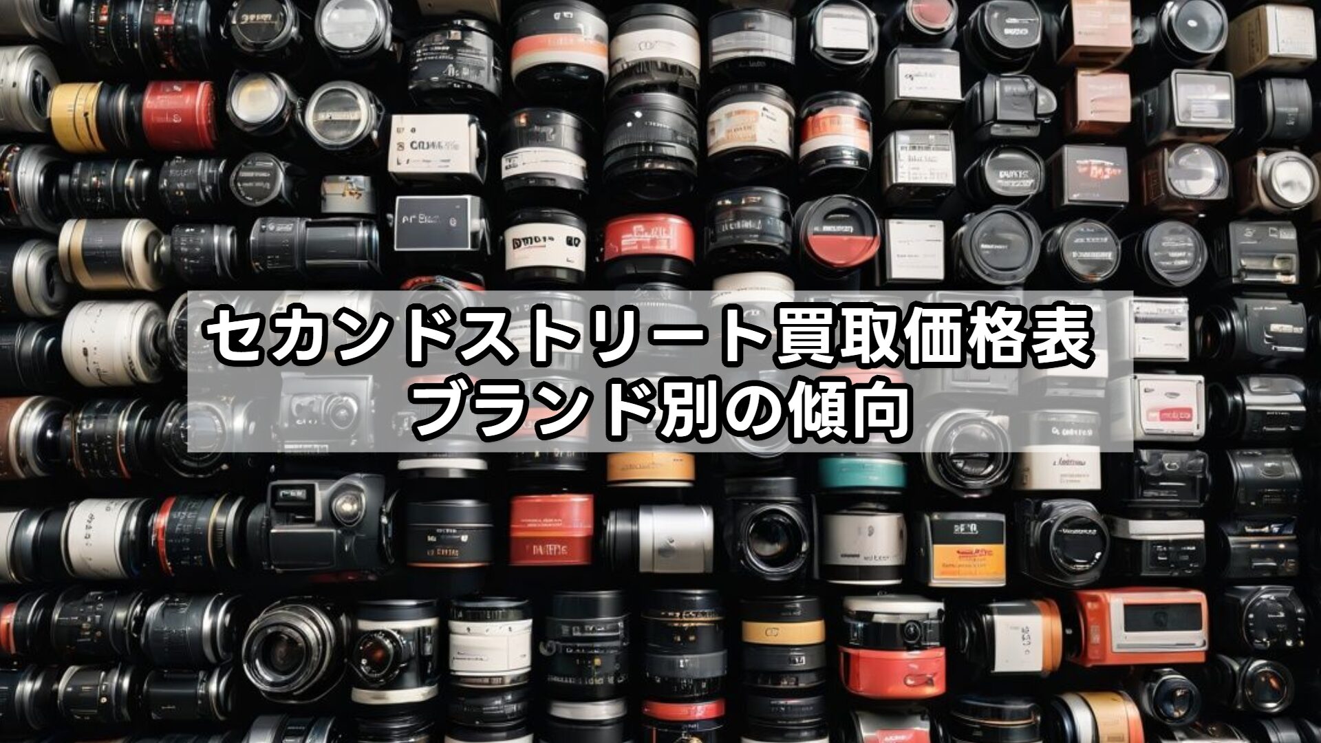 セカンドストリート買取価格表 ブランド別の傾向