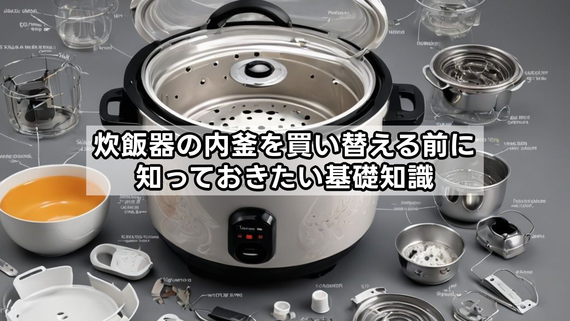炊飯器の内釜を買い替える前に知っておきたい基礎知識
