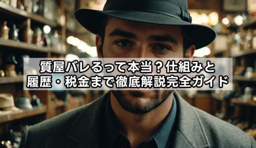質屋バレるって本当？仕組みと履歴・税金まで徹底解説完全ガイド