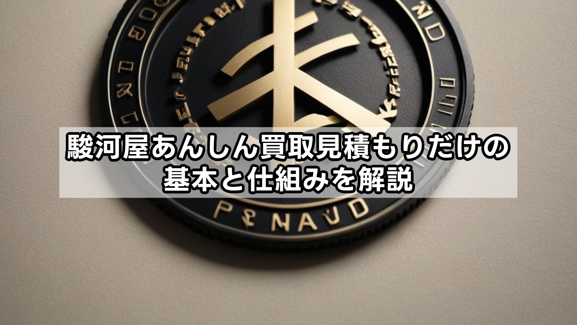 駿河屋あんしん買取見積もりだけの基本と仕組みを解説