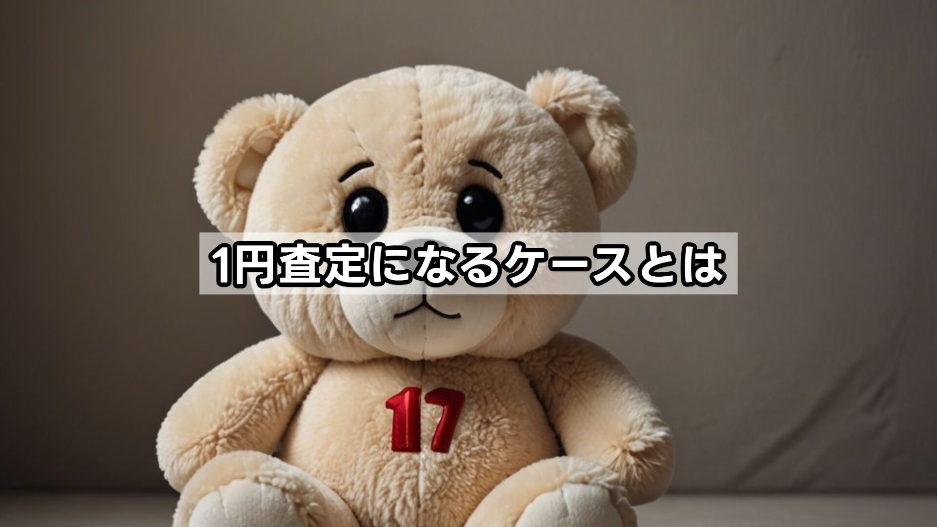 1円査定になるケースとは