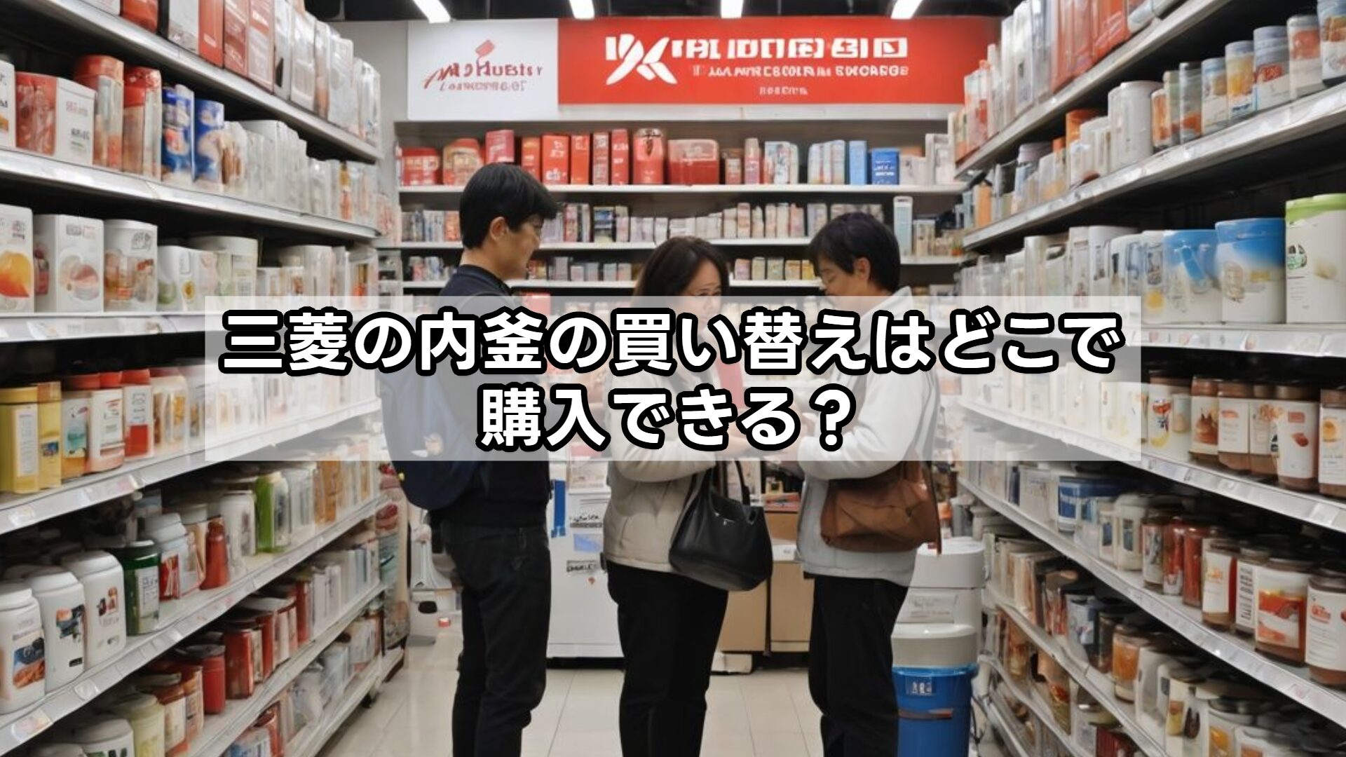三菱の内釜の買い替えはどこで購入できる？