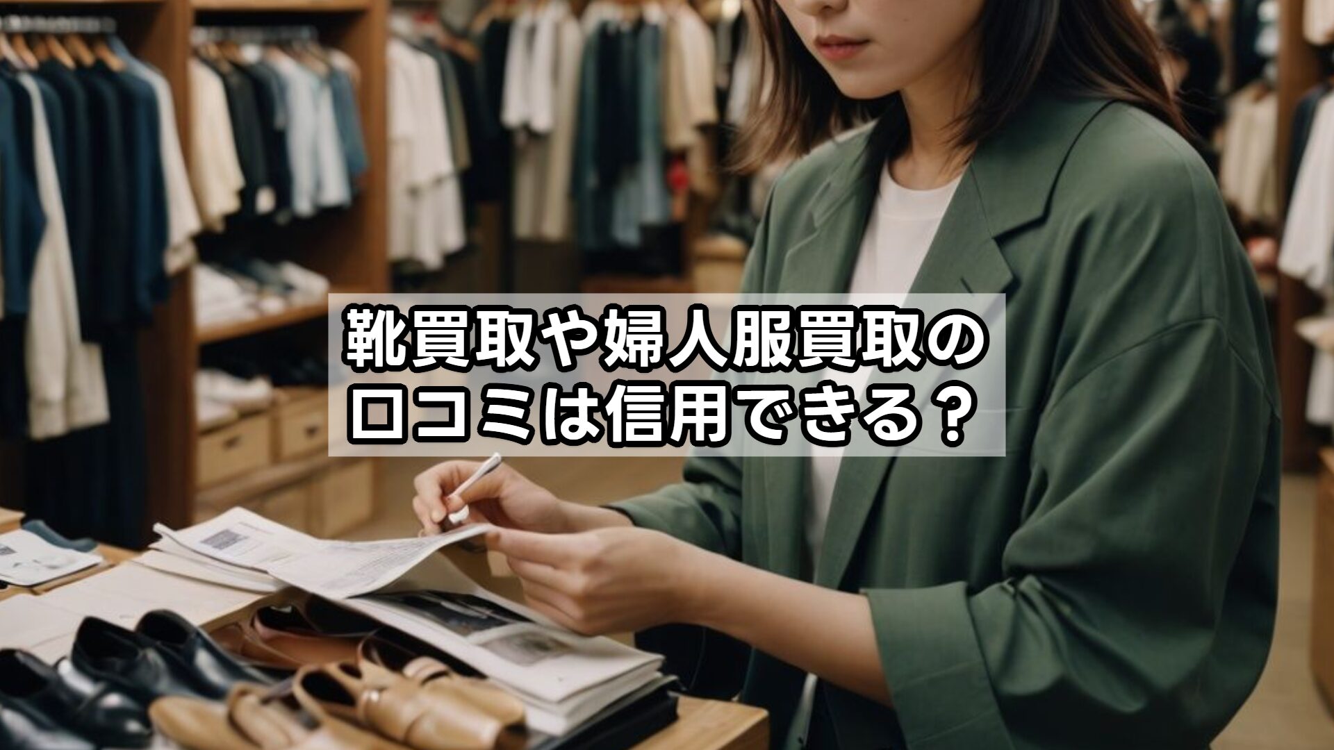 靴買取や婦人服買取の口コミは信用できる？