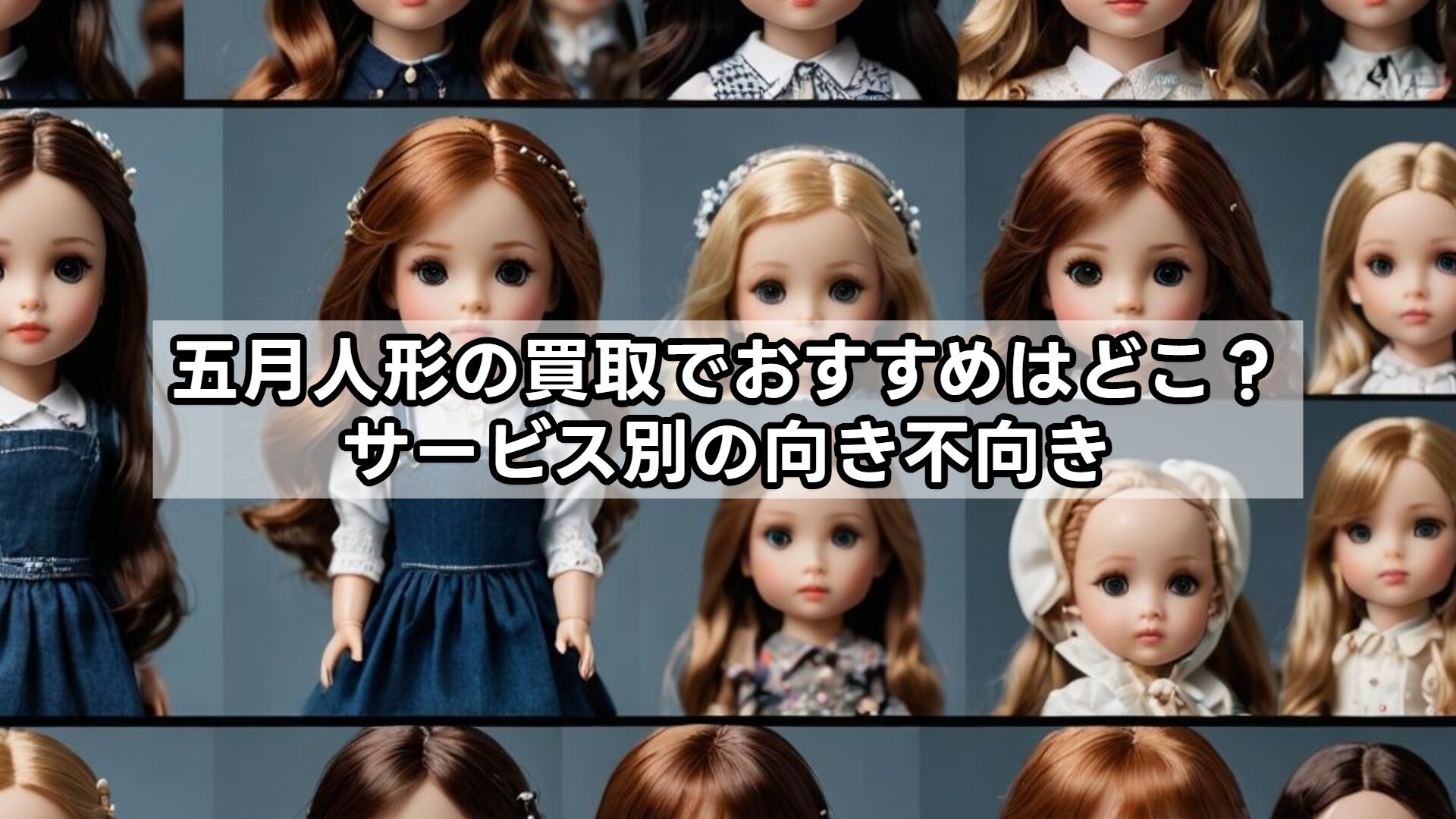 五月人形の買取でおすすめはどこ？サービス別の向き不向き