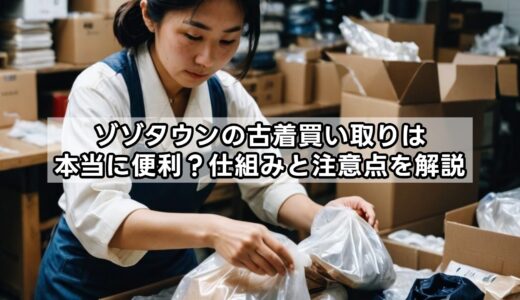 ゾゾタウンの古着買い取りは本当に便利？仕組みと注意点を解説
