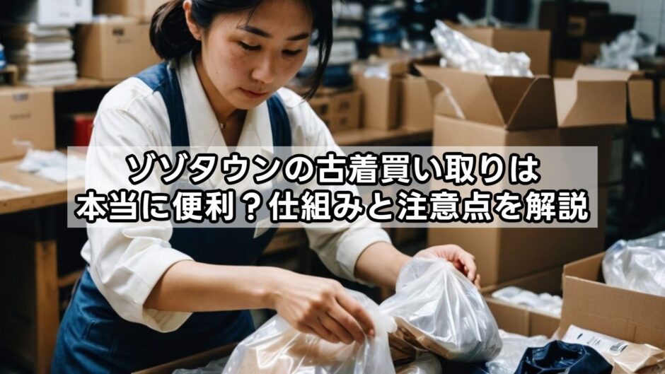 ゾゾタウンの古着買い取りは本当に便利？仕組みと注意点を解説