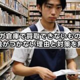 マンガ倉庫で買取できないものは？値段がつかない理由と対策を解説