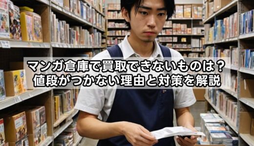 マンガ倉庫で買取できないものは？値段がつかない理由と対策を解説