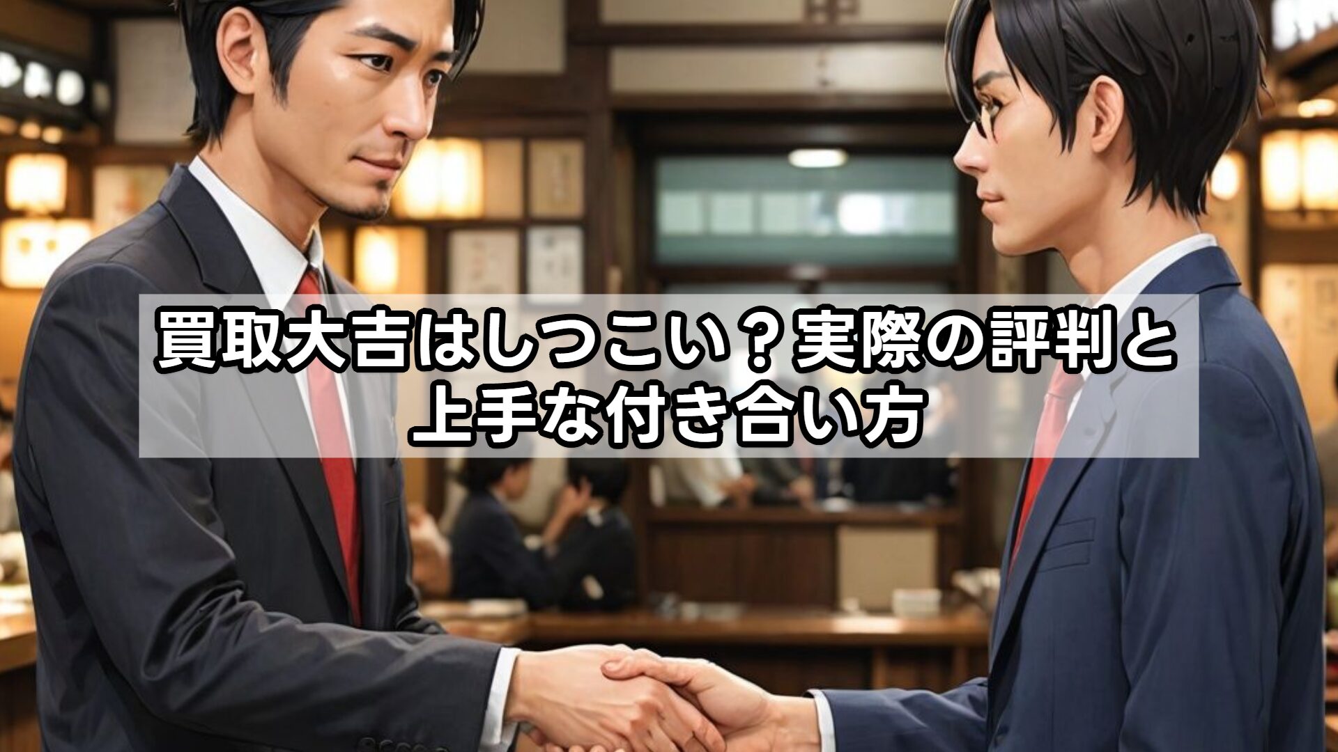 買取大吉はしつこい？実際の評判と上手な付き合い方