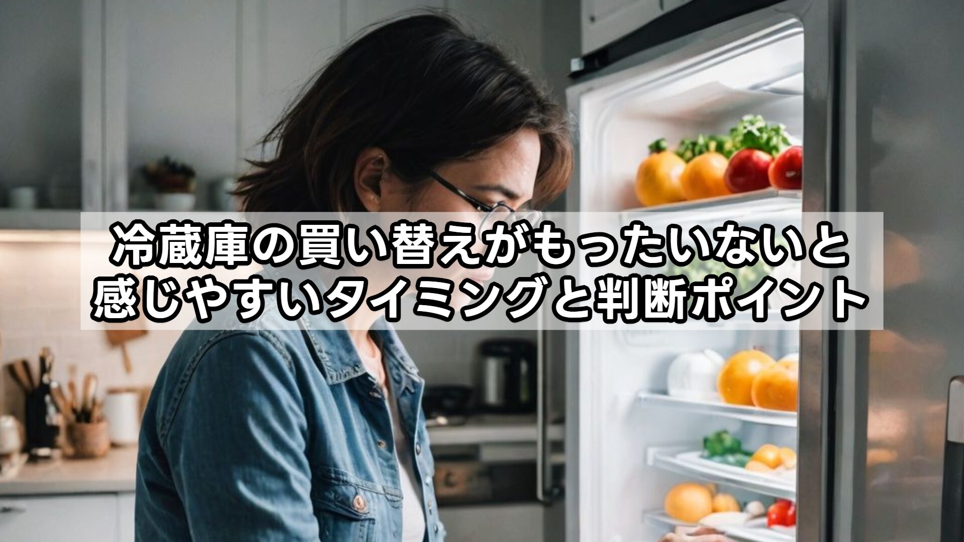 冷蔵庫の買い替えがもったいないと感じやすいタイミングと判断ポイント