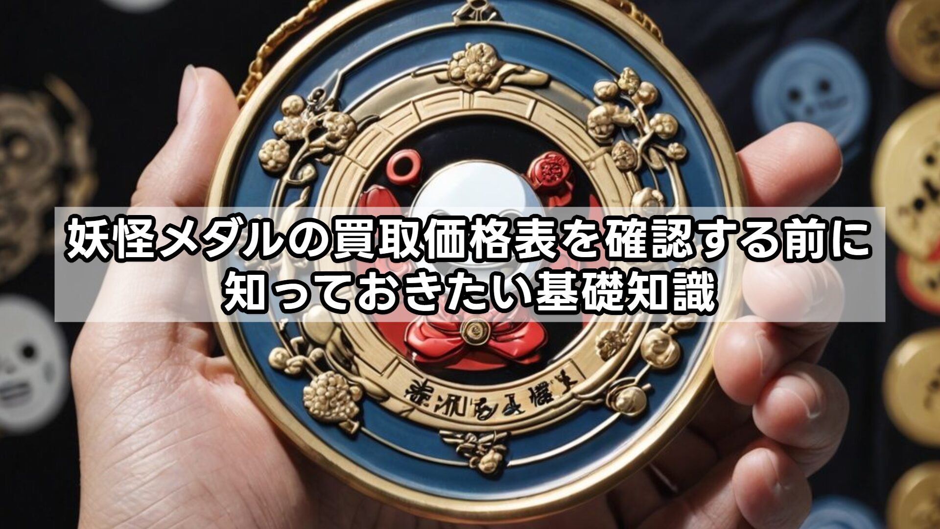 妖怪メダルの買取価格表を確認する前に知っておきたい基礎知識