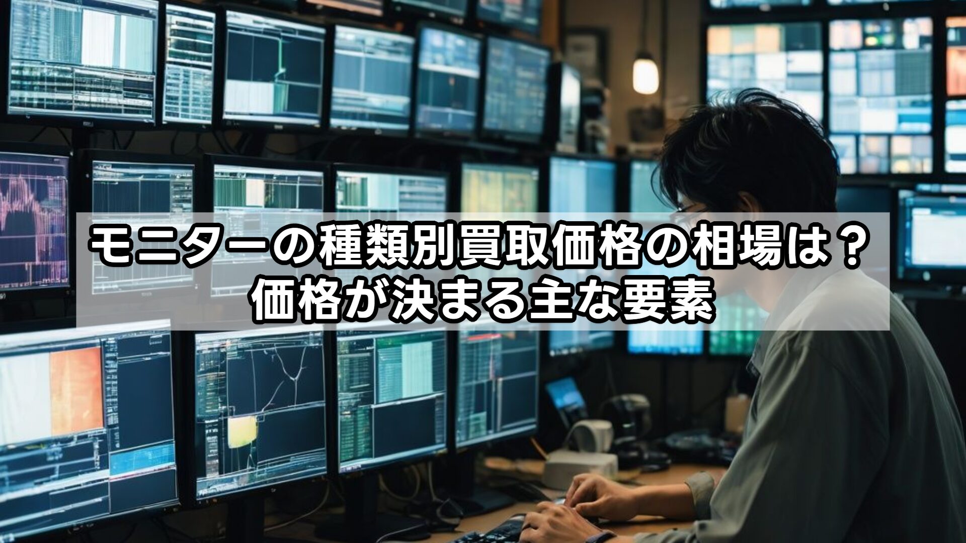 モニターの種類別買取価格の相場は？価格が決まる主な要素