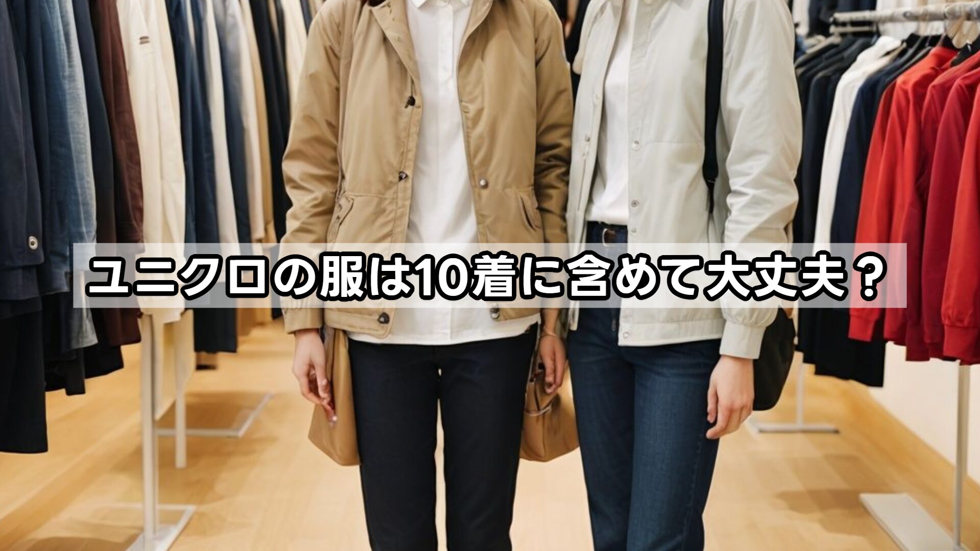ユニクロの服は10着に含めて大丈夫？