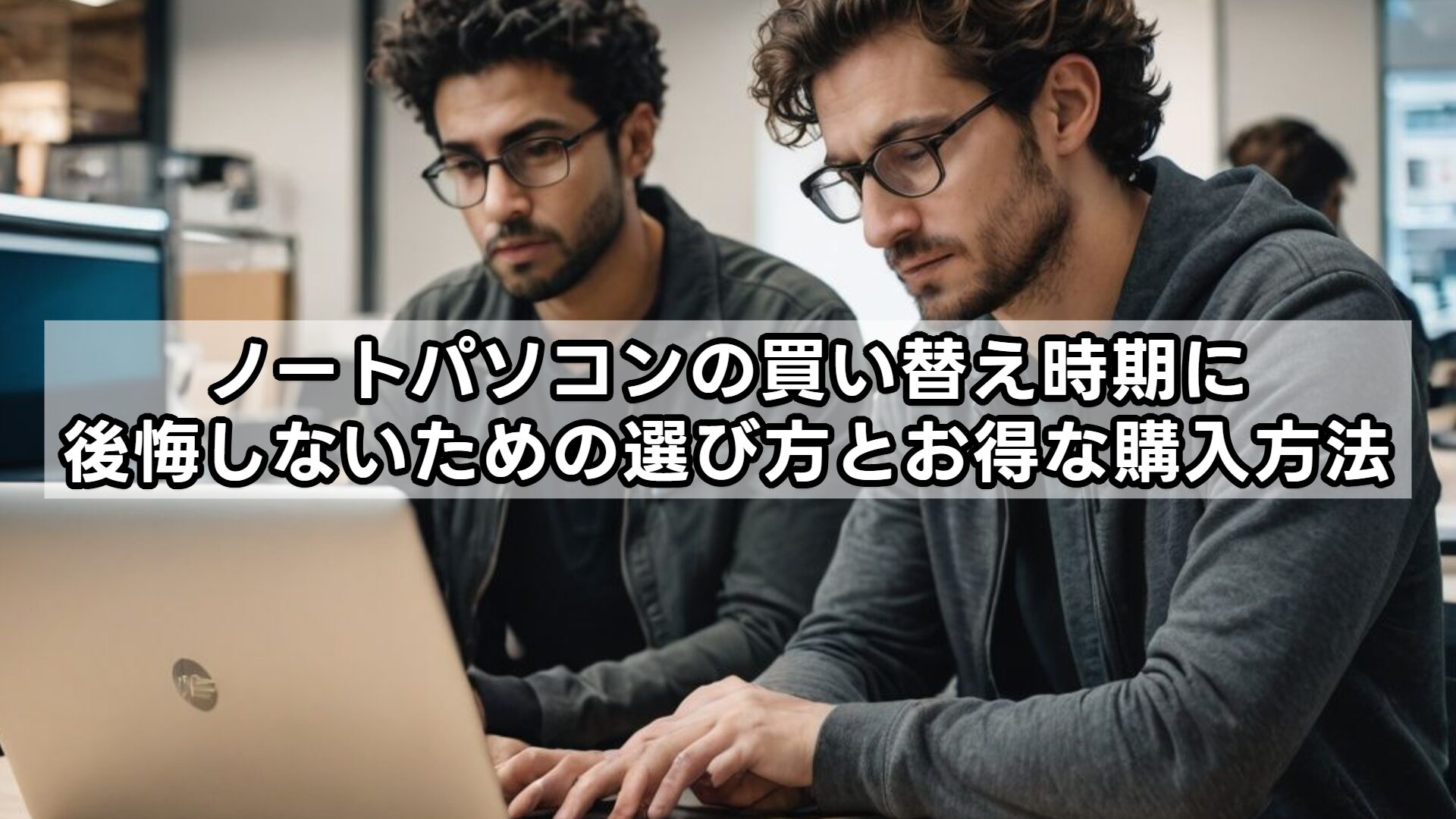 ノートパソコンの買い替え時期に後悔しないための選び方とお得な購入方法