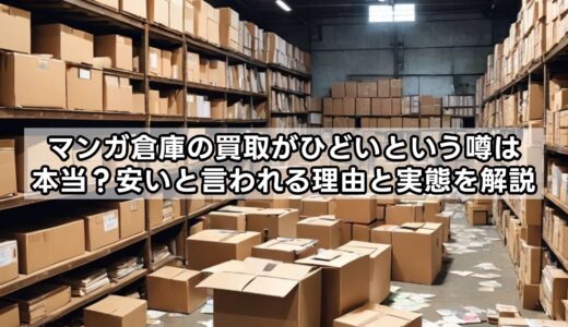 マンガ倉庫の買取がひどいという噂は本当？安いと言われる理由と実態を解説