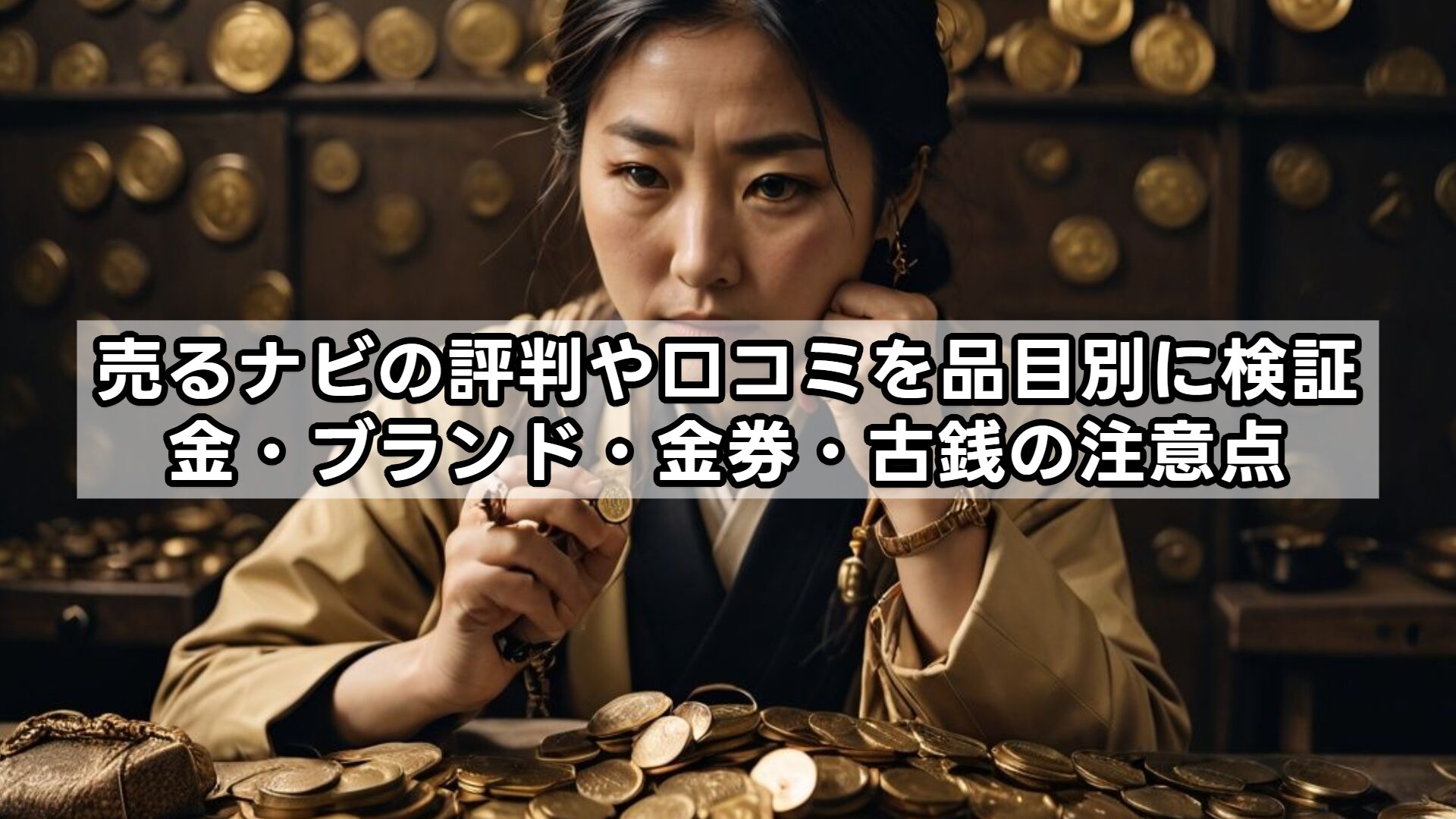 売るナビの評判や口コミを品目別に検証｜金・ブランド・金券・古銭の注意点
