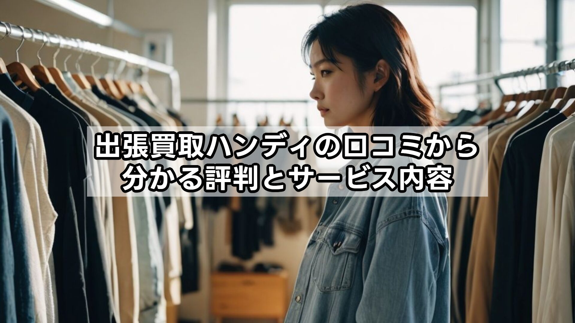 出張買取ハンディの口コミから分かる評判とサービス内容