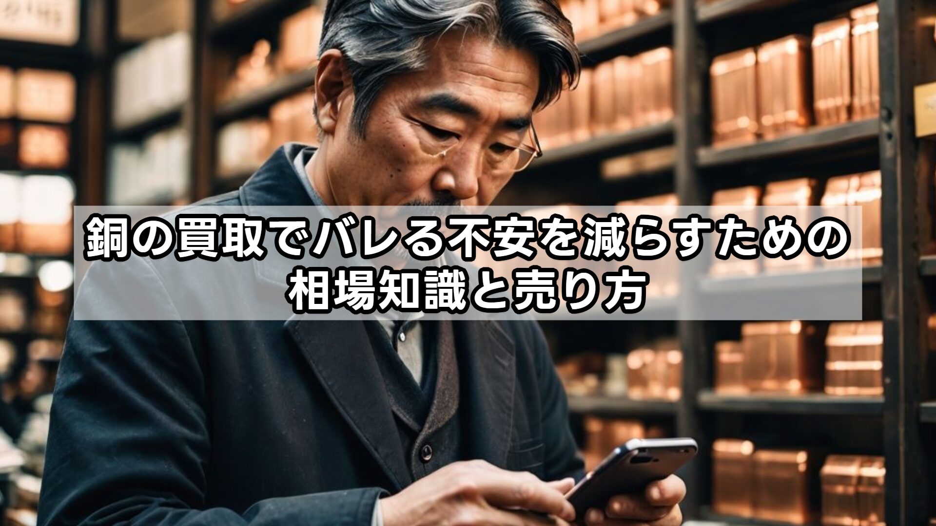 銅の買取でバレる不安を減らすための相場知識と売り方