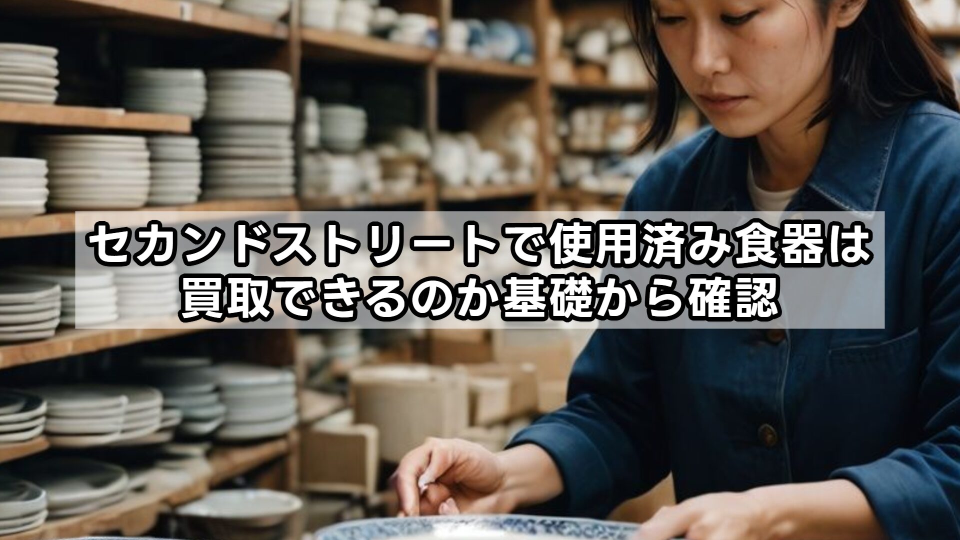 セカンドストリートで使用済み食器は買取できるのか基礎から確認