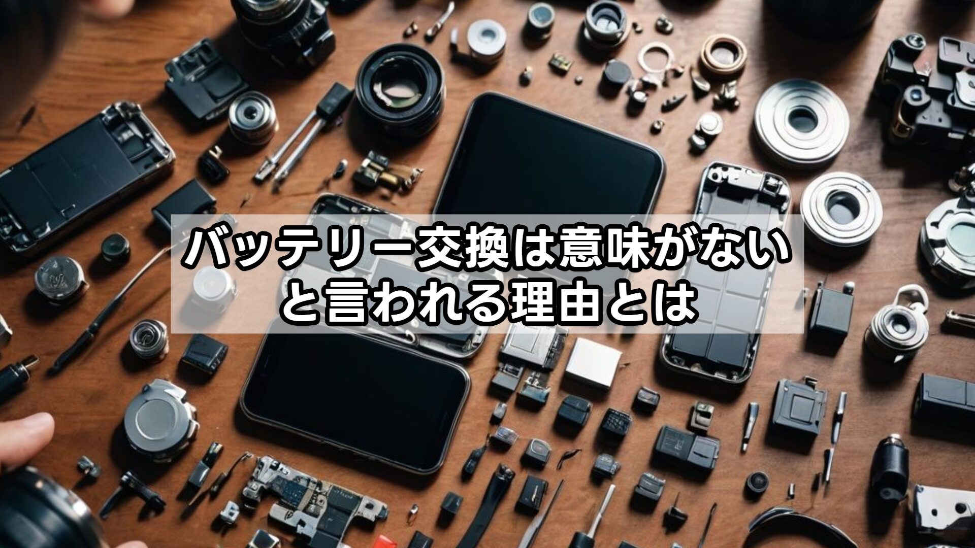 バッテリー交換は意味がないと言われる理由とは