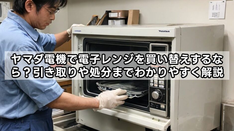 ヤマダ電機で電子レンジを買い替えするなら？引き取りや処分までわかりやすく解説