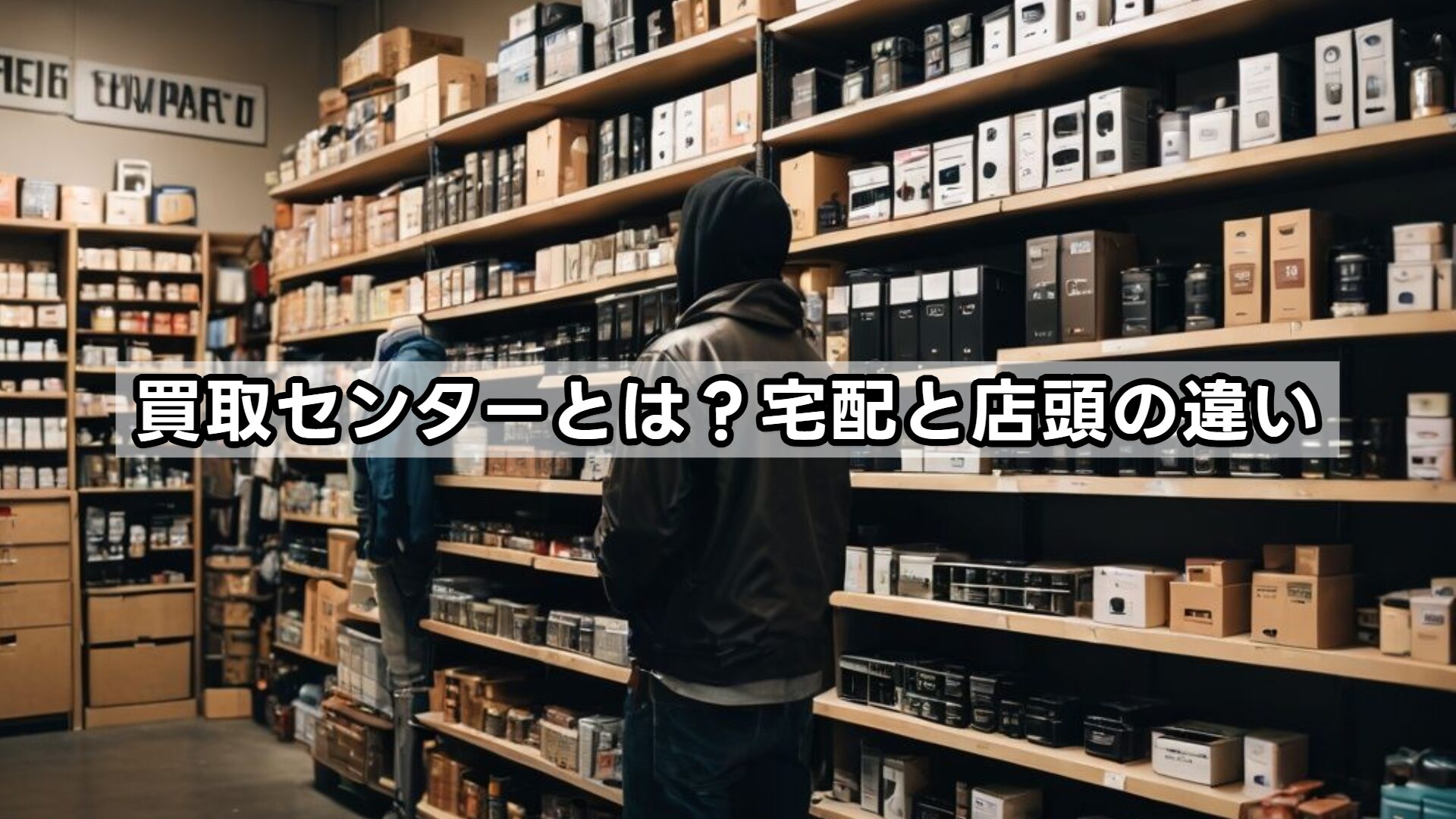 買取センターとは？宅配と店頭の違い