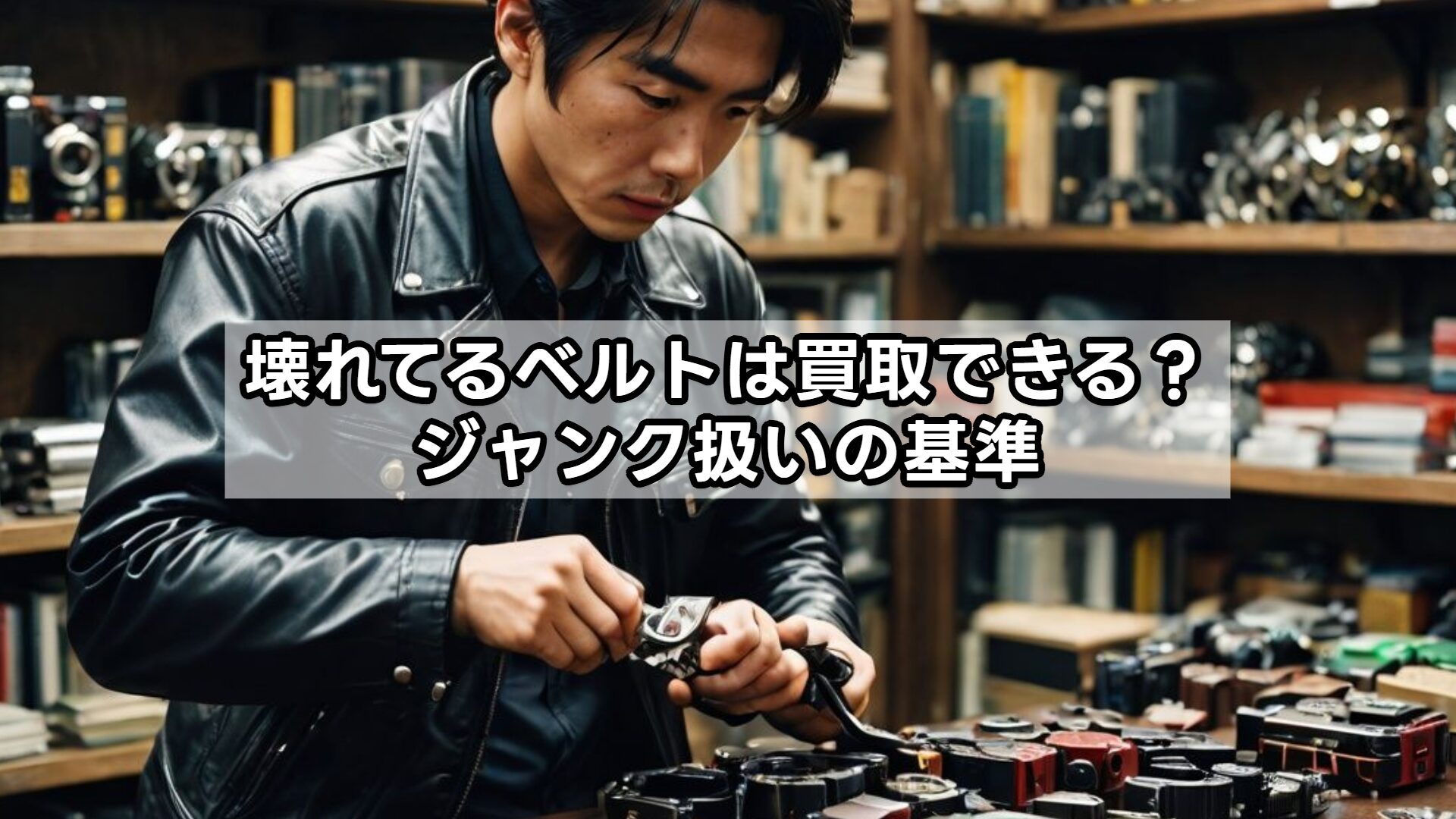 壊れてるベルトは買取できる？ジャンク扱いの基準