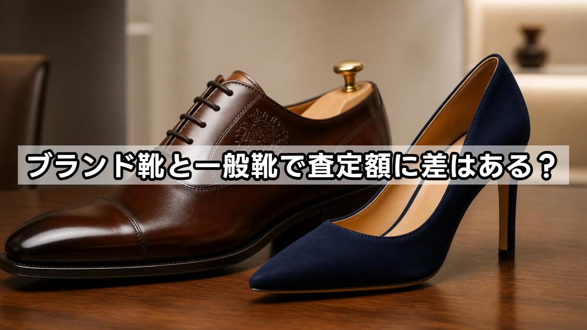 ブランド靴と一般靴で査定額に差はある？