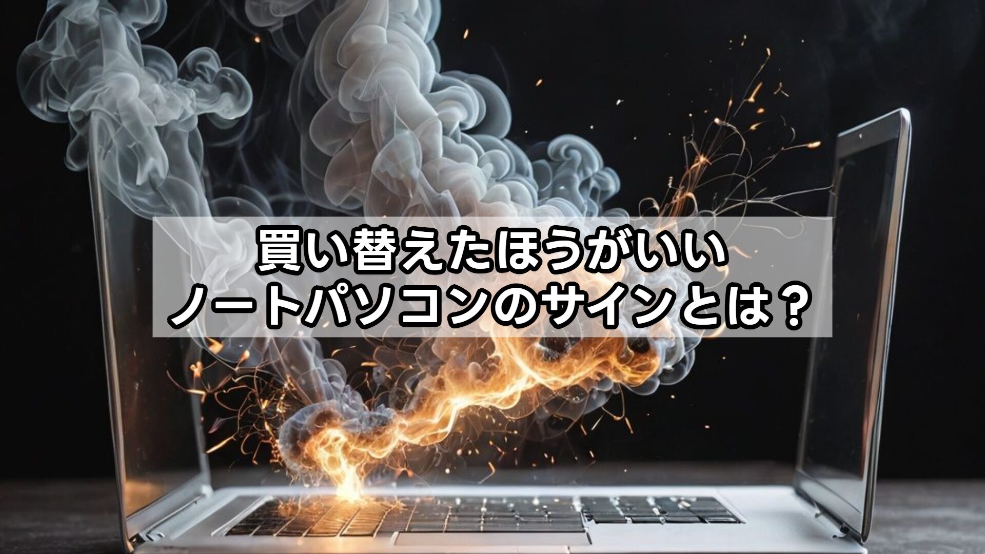 買い替えたほうがいいノートパソコンのサインとは？