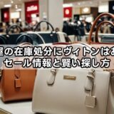 高島屋の在庫処分にヴィトンはある？セール情報と賢い探し方