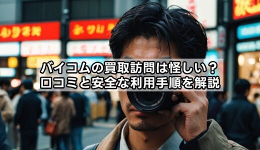 バイコムの買取訪問は怪しい？口コミと安全な利用手順を解説
