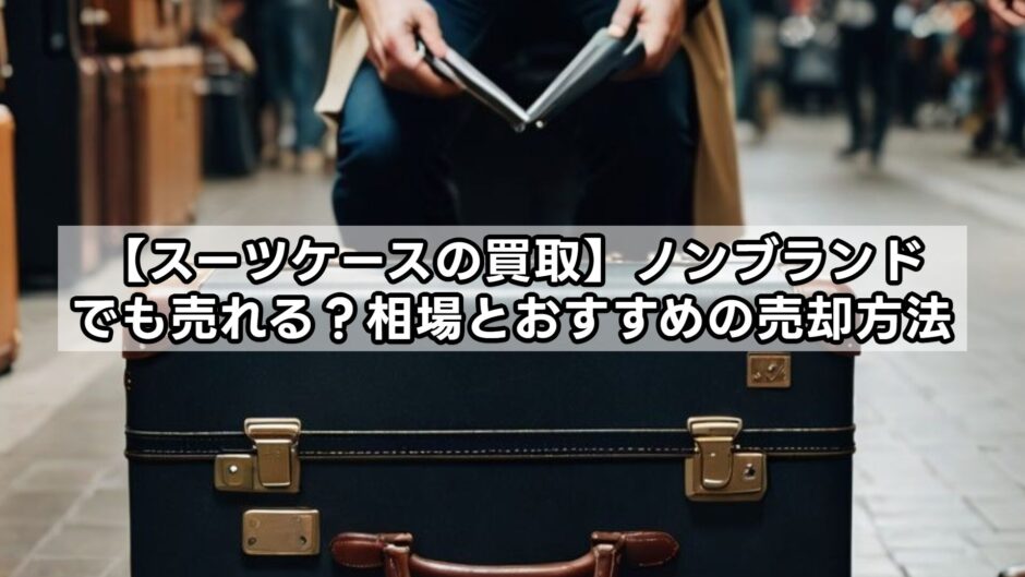 【スーツケースの買取】ノンブランドでも売れる？相場とおすすめの売却方法