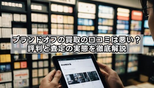 ブランドオフの買取の口コミは悪い？評判と査定の実態を徹底解説