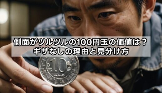 側面がツルツルの100円玉の価値は？ギザなしの理由と見分け方