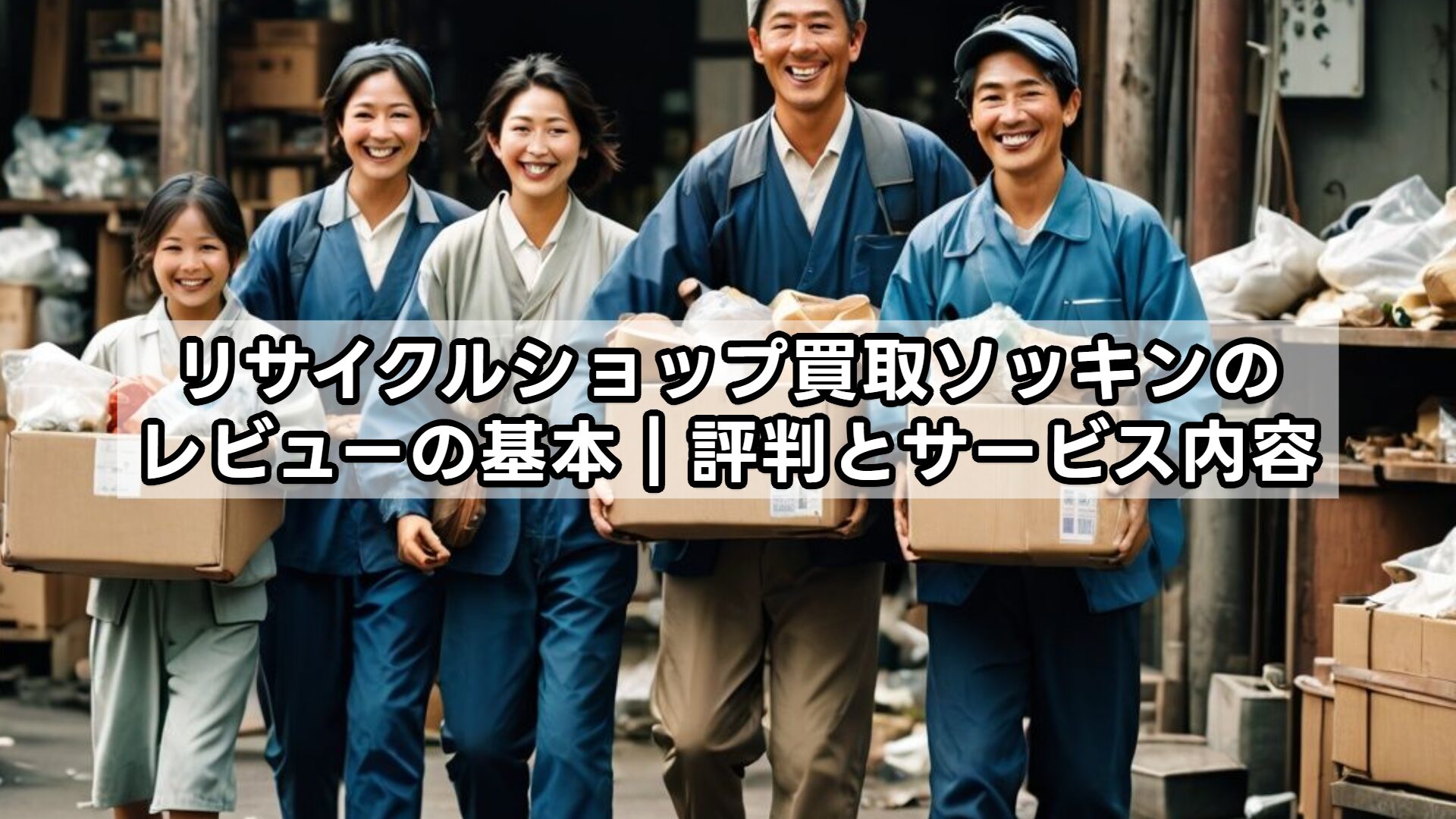 リサイクルショップ買取ソッキンのレビューの基本｜評判とサービス内容