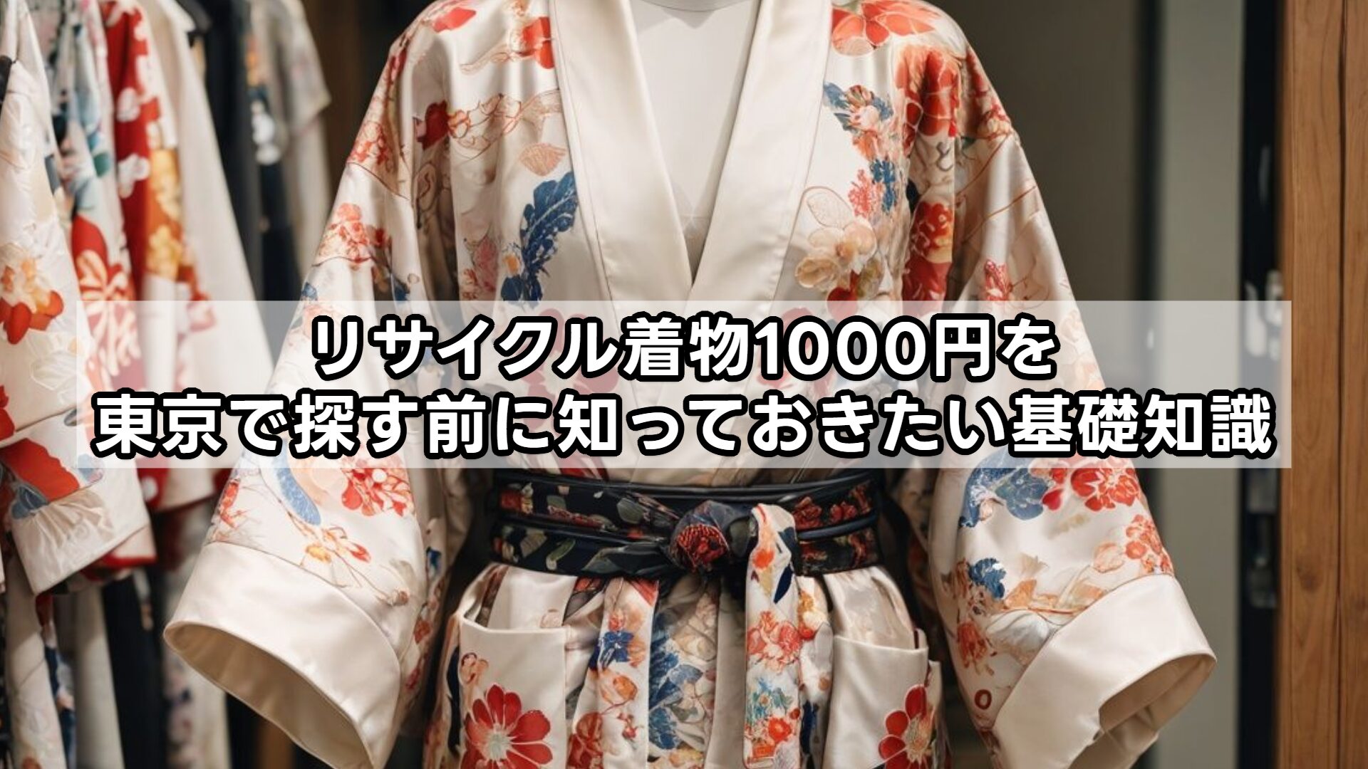リサイクル着物1000円を東京で探す前に知っておきたい基礎知識