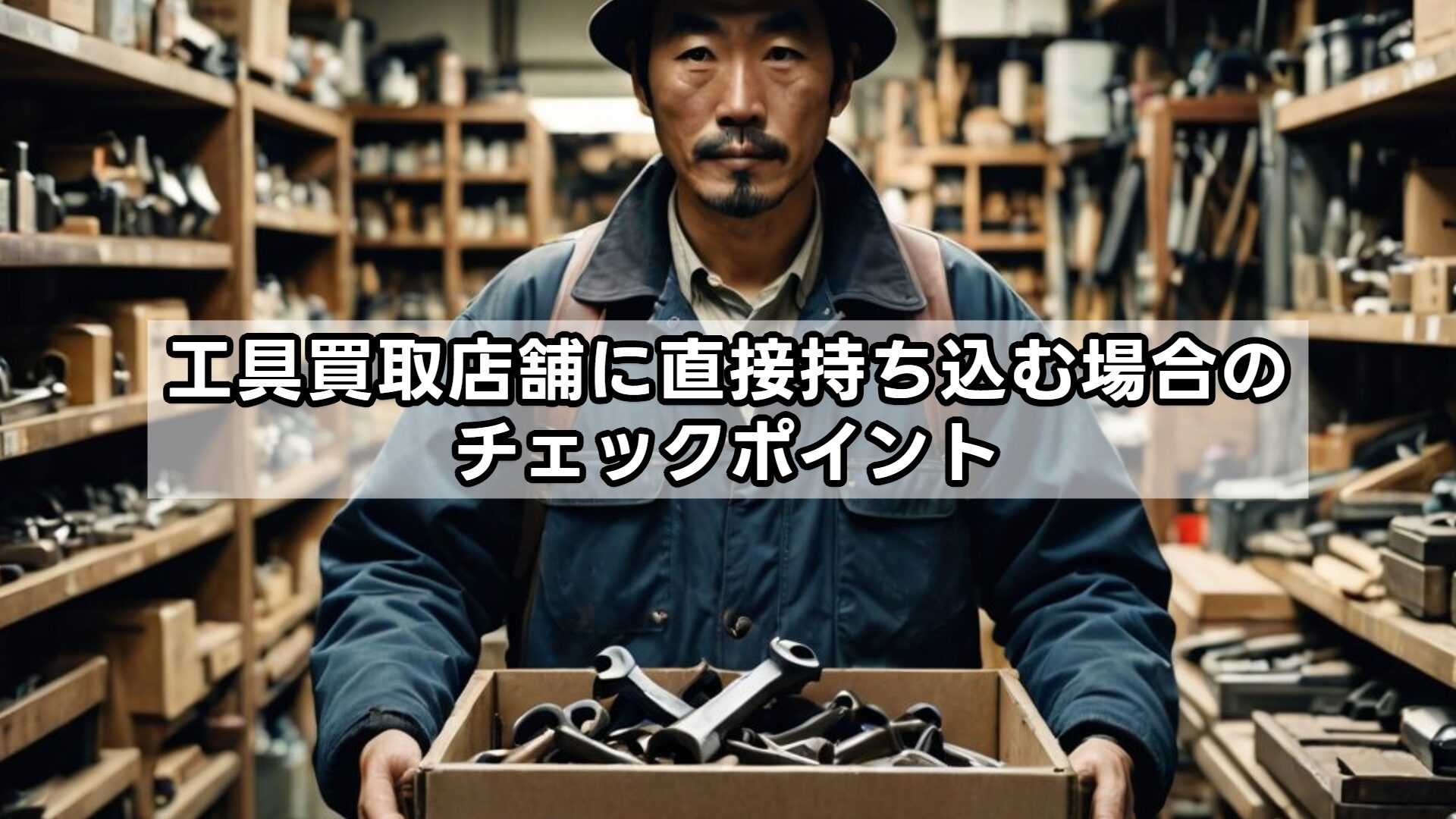 工具買取店舗に直接持ち込む場合のチェックポイント