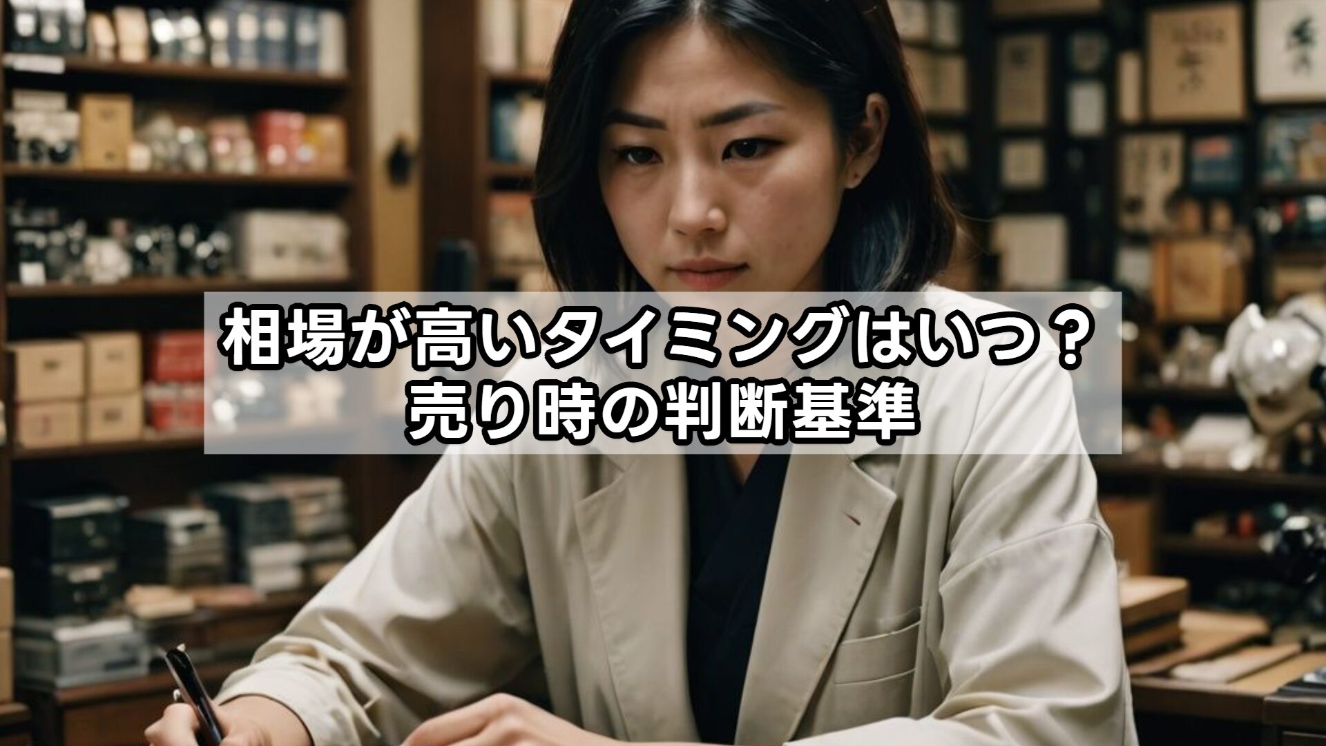 相場が高いタイミングはいつ？売り時の判断基準