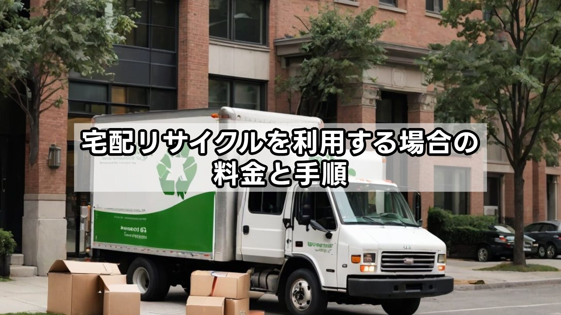 宅配リサイクルを利用する場合の料金と手順