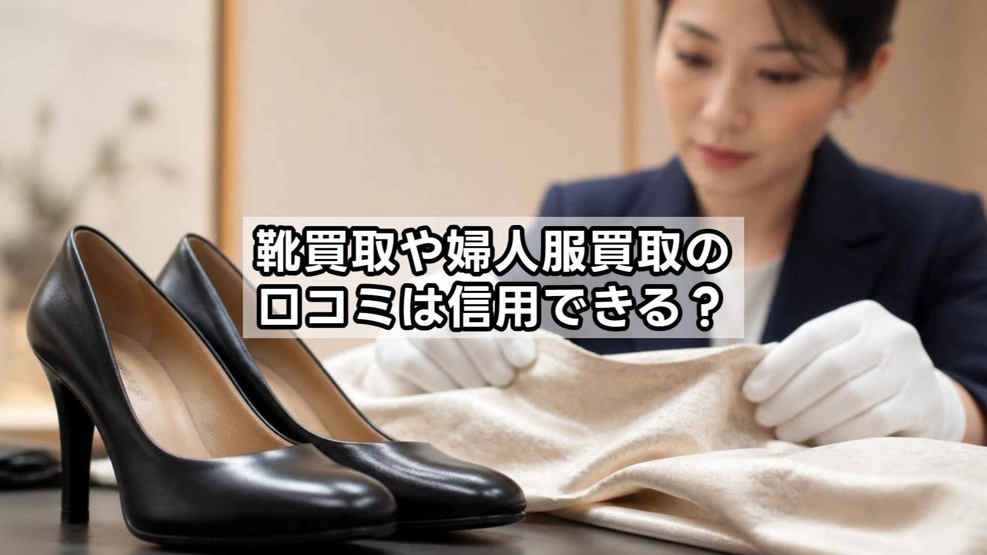 靴買取や婦人服買取の口コミは信用できる？