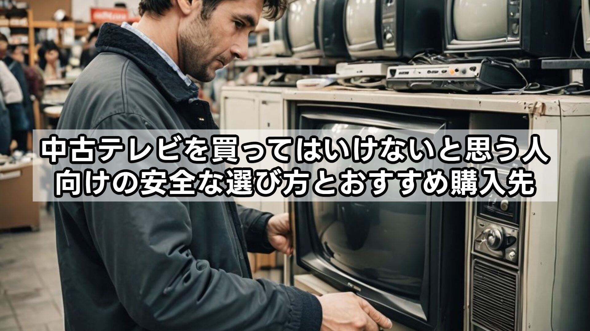 中古テレビを買ってはいけないと思う人向けの安全な選び方とおすすめ購入先