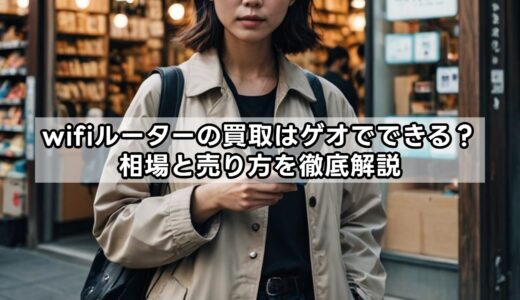 wifiルーターの買取はゲオでできる？相場と売り方を徹底解説