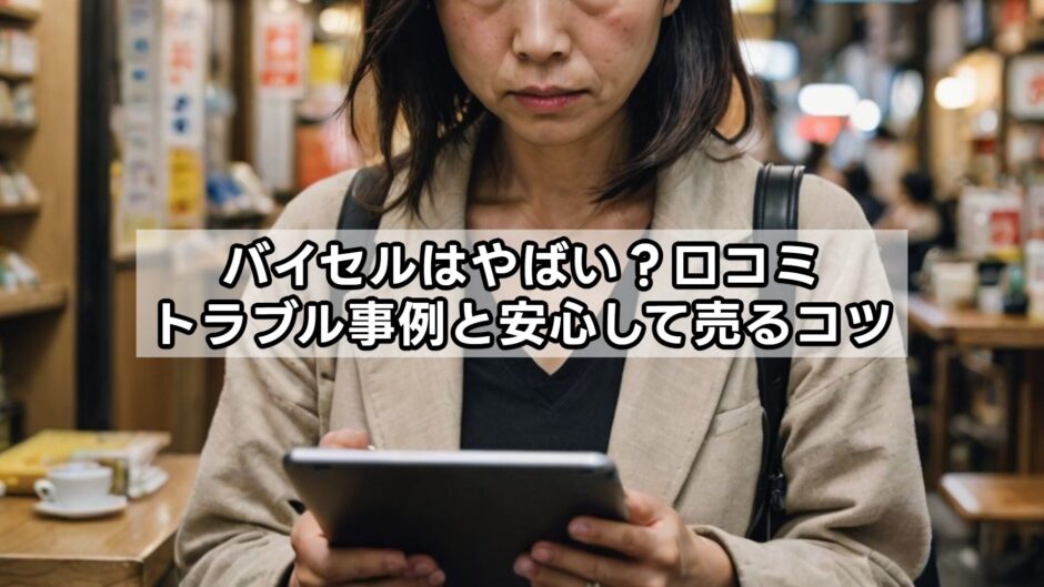 バイセルはやばい？口コミ・トラブル事例と安心して売るコツ