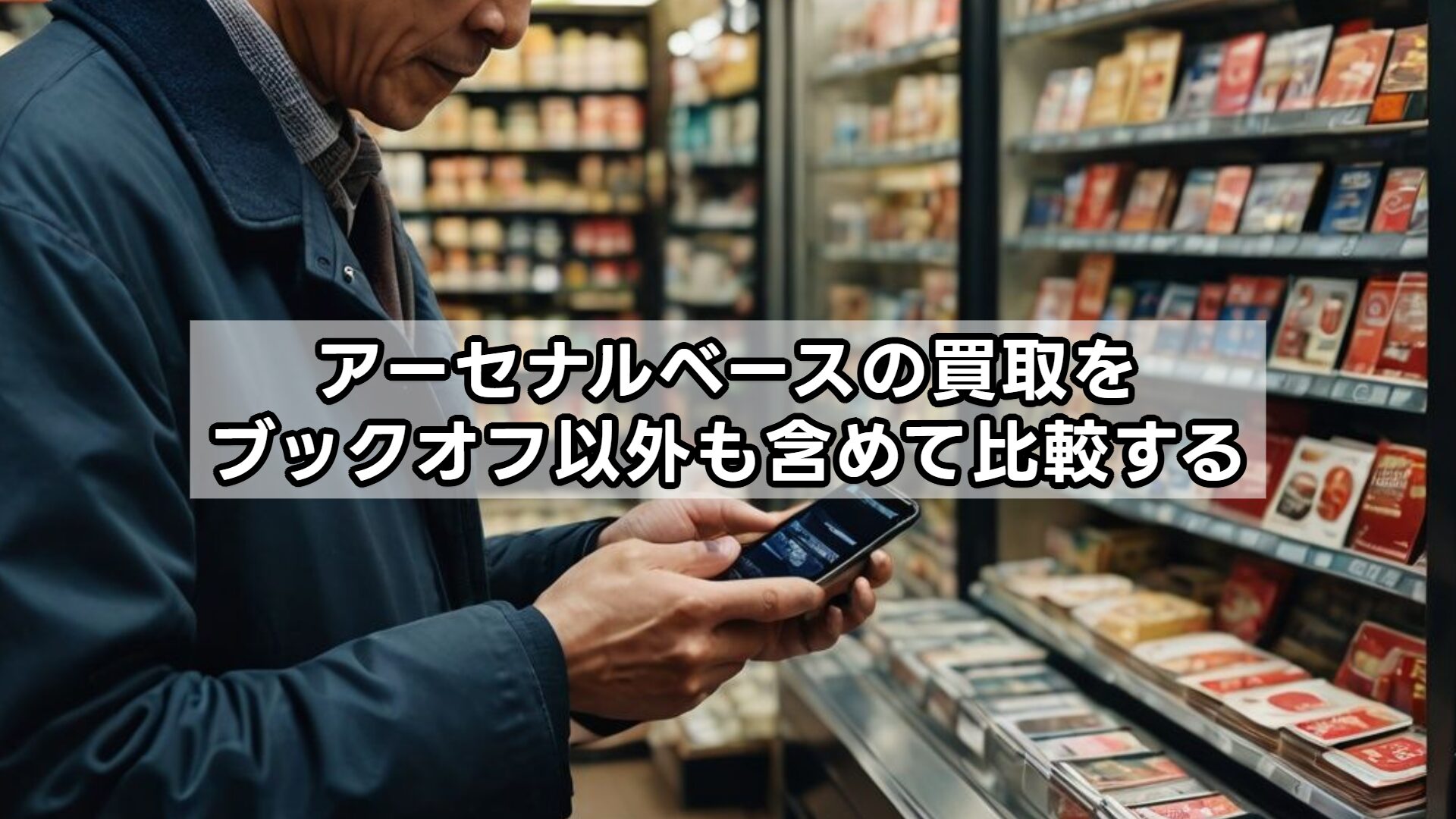 アーセナルベースの買取をブックオフ以外も含めて比較する